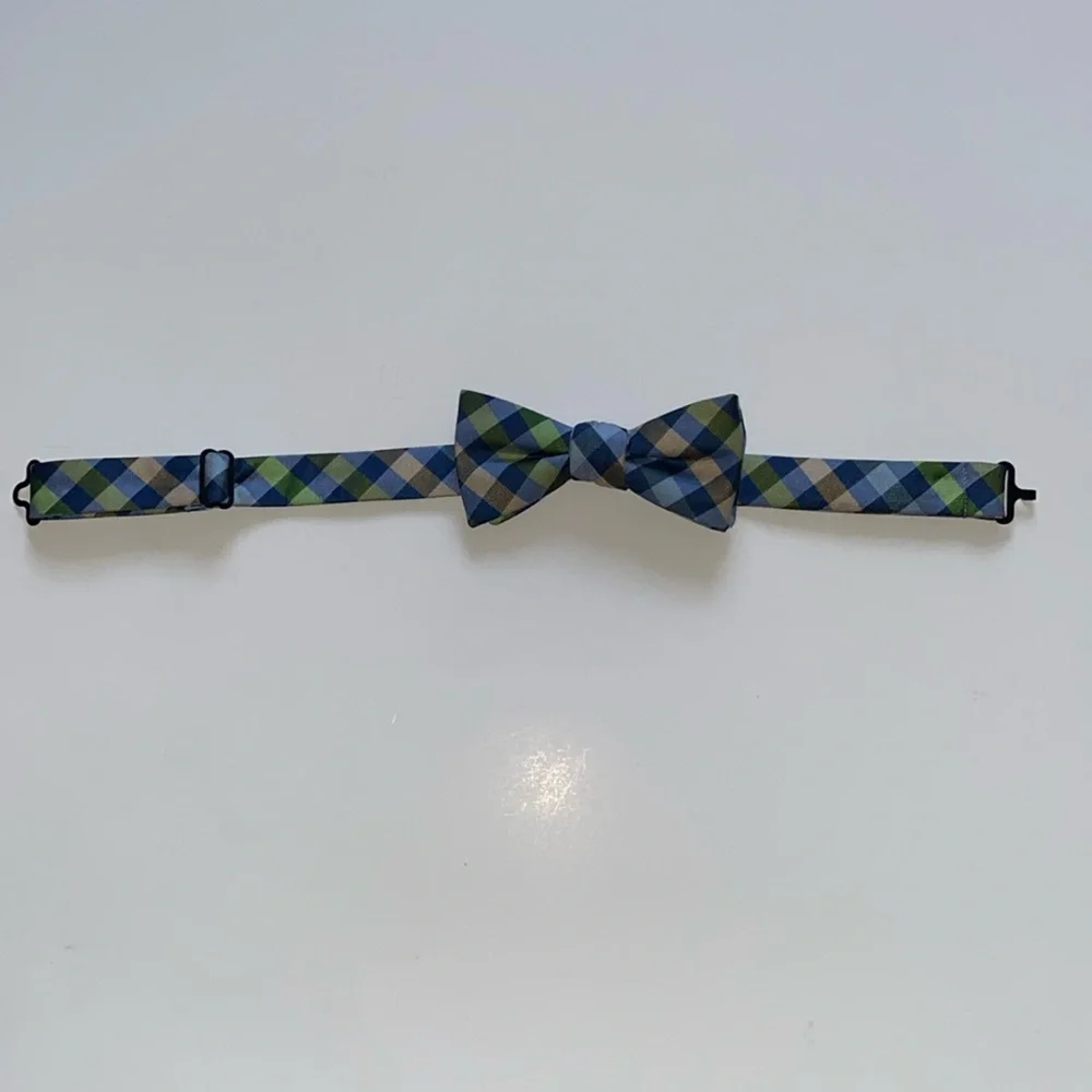 Bow Tie Plaid Preppy Chaps Adjustable